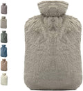 BICAREE Fuzzy Hot Water Bottle with Cover,Hot Water Bags for Pain Relief 2Liter,Heat Pad,Hot and Cold Therapy,Menstrual,Bpa Free