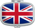 United Kingdom Great Britain Union Jack Country Flag Rectangle Pill Case Trinket Gift Box