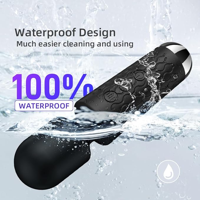 Manual Back Personal Massager - Cordless Massager Stick - Quiet Handheld Body Massager - Deep Tissue Back Massager for Muscle Recovery Pain Relief for Shoulders, Legs, Neck-20 Modes & 8 Speeds