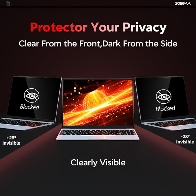 ZOEGAA 15.6 inch Privacy Screen,Magnetic 15.6 inch Privacy Screen for 16:9,factory has been focusing on the research and production and owns many international patents such as filtration membranes