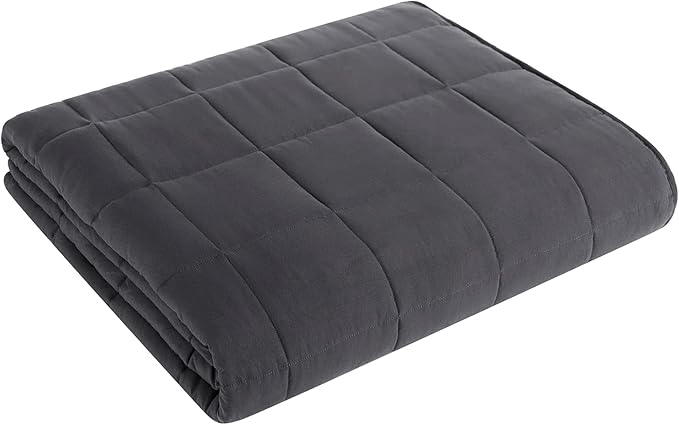 King Size Weighted Blanket 20lbs - 88"x104" Cooling Breathable Heavy Blanket with Glass Beads for Adult All-Season