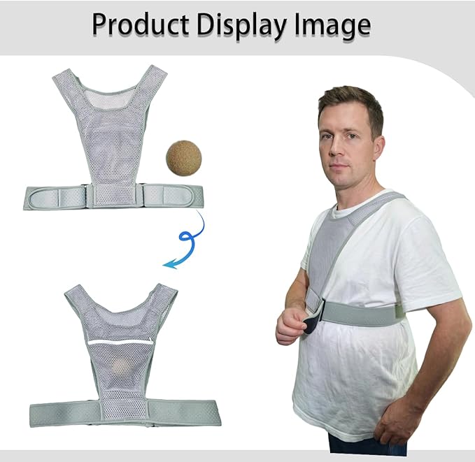 Sleep Position Trainer for Sleeping On Your Side | Side Sleep Trainer | Snore Stopper |Adjustable、 Lightweight, Comfortable, Effective in Reducing Supine Sleep Time (Gray)