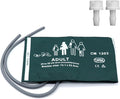 NIBP Cuff with BP18 Connectors for Adult, 25-35 cm Reusable Dual Tube Nylon Replacement BP Cuff with Inner Airbag for Blood Pressure Monitor Machine