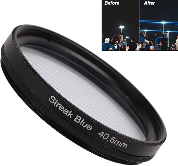 Special Effects Filter, 37mm 40.5mm 43mm 46mm 49mm Special Effects Lens Filter Anamorphic Special Effects Filter,for Most of Digital Cameras on The Market(40.5mm)