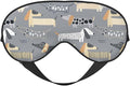Cute Dachshund Dog Sleep Mask Eye Mask with Adjustable Strap Eye Sleep Shade Cover Blocks Light for Women Men Airplane Travel Nap