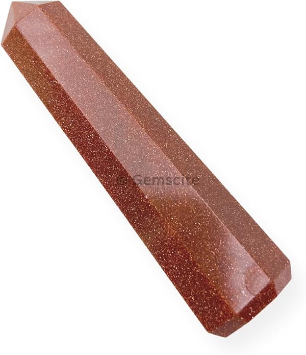 WholesaleGemShop 3 Inch Gemstones Obelisk Tower Jumbo Facet Aura Rock Crystal Natural Polished Earth Wand Spirit