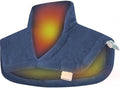 Heating Pad for Neck and Shoulders and Back Pain Relief, Weighted Heat Pad with Dry&Moist Heat, Neck Heating Pads 4 Heat Settings, Auto-Off, Christmas Gifts for Women Mom Dad, 19'' x 22'', Denim Blue