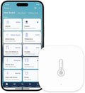 Aqara Zigbee Temperature and Humidity Sensor, Wireless Thermometer Hygrometer for Home Automation, Remote Monitoring, Requires Aqara Hub (not 3rd-Party), Compatible with Apple HomeKit, Alexa, IFTTT