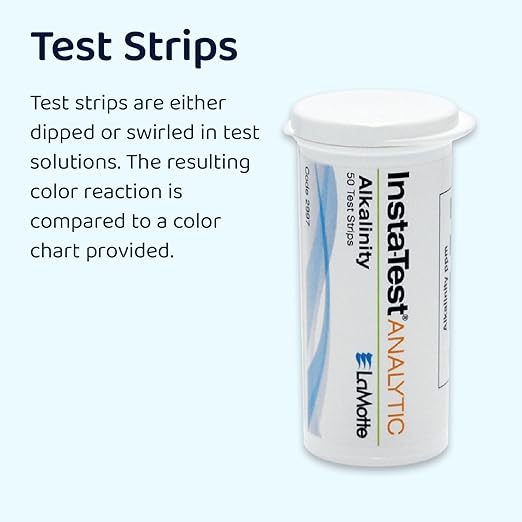 LaMotte Insta-Test 3000 Peracetic Acid Single Factor Test Strip, 0-160ppm Range (Pack of 50)