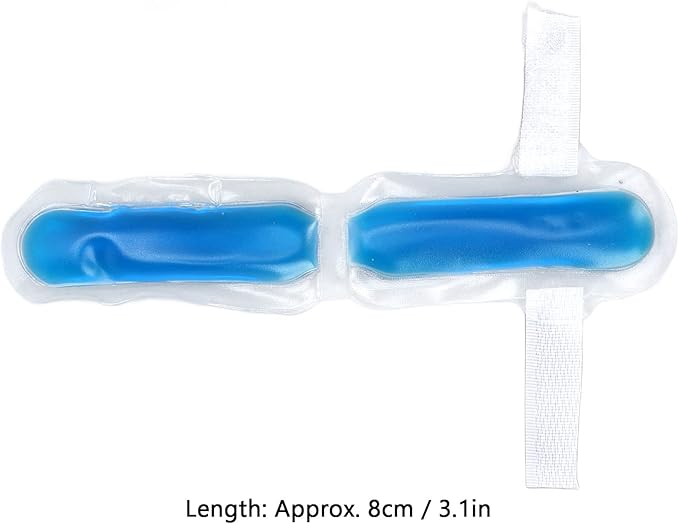Ejoyous Finger Ice Pack, 3.1in Hot Cold Compress, Lightweight Gel, Blue, Wrap Style, For Finger Injuries, Arthritis, Sports Injuries