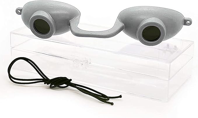 Super Sunnies EVO Flex UV Eye Protection, FDA Compliant, Tanning Bed Goggles, Red Light Theraphy Eyeshields with Case