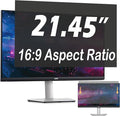 21.45 Inch Privacy Screen for Computer Monitor, 16:9 Anti-Spy Filter for Laptop & PC Display, Blue Light Blocking Anti-Glare Reversible Protector Film, Easy Slide-Mount Installation(21.45 Inch Widescreen(16:09))