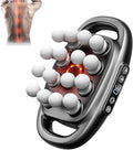 16-Drive 8-Head Massage Gun Set,Massage Gun with 16 Attachments & Red Light Therapy - Quiet 8-Speed Muscle Massager for Back,Legs,Full Body Pain Relief,Recovery and Relaxation (Black-16)