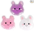 Hilph Kids Ice Packs for Boo Boos, Reusable 3 Pack Gel Ice Packs for Toddlers & Children Injuries Reusable, Soft Small Hot & Cold Pack for Bumps, Bruises, Fever, Get Well Gifts
