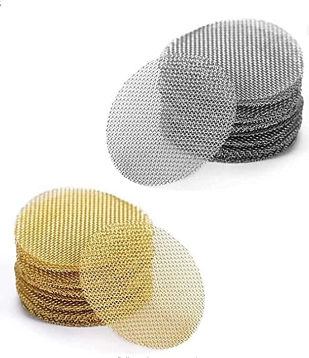 200pcs Pipe Screens, 3/4 Inch Pipe Filters, 100pcs Premium Stainless Steel Pipe Screens and 100pcs Brass Filters