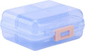 7 Grids Weekly Pill Box Portable Medicine Storage Box Foldable Drug Case Tablet Organizer for Travel (Blue)