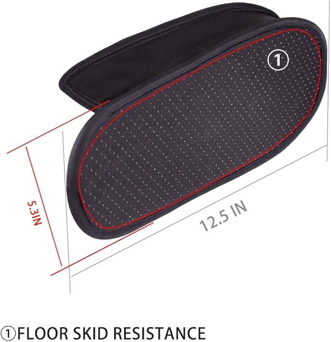 DGXINJUN Red & Infrared Light Therapy Devices LED Pad Foot Pain Relief Slipper for Feet Toes Instep (Two Pads Set）