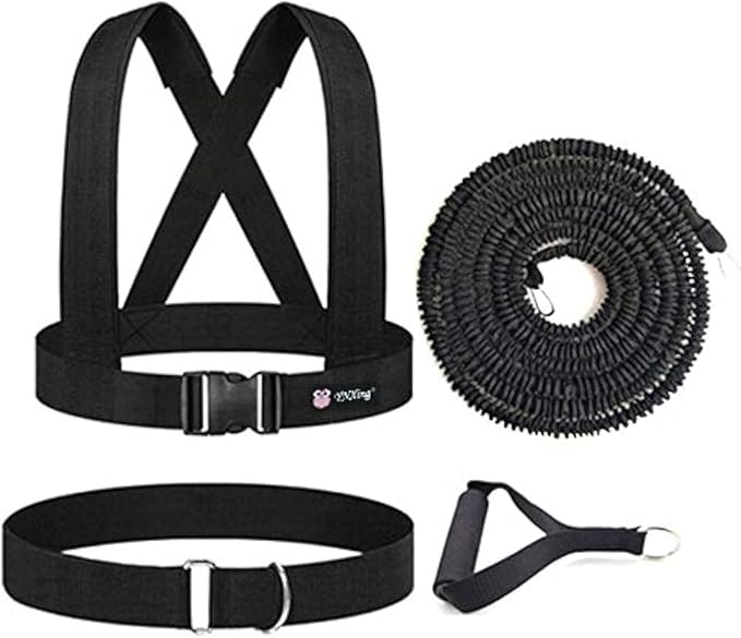 YNXing Resistance Training Rope Explosive Force Bounce Physical Training Resistance Rope Improving Speed, Stamina and Strength