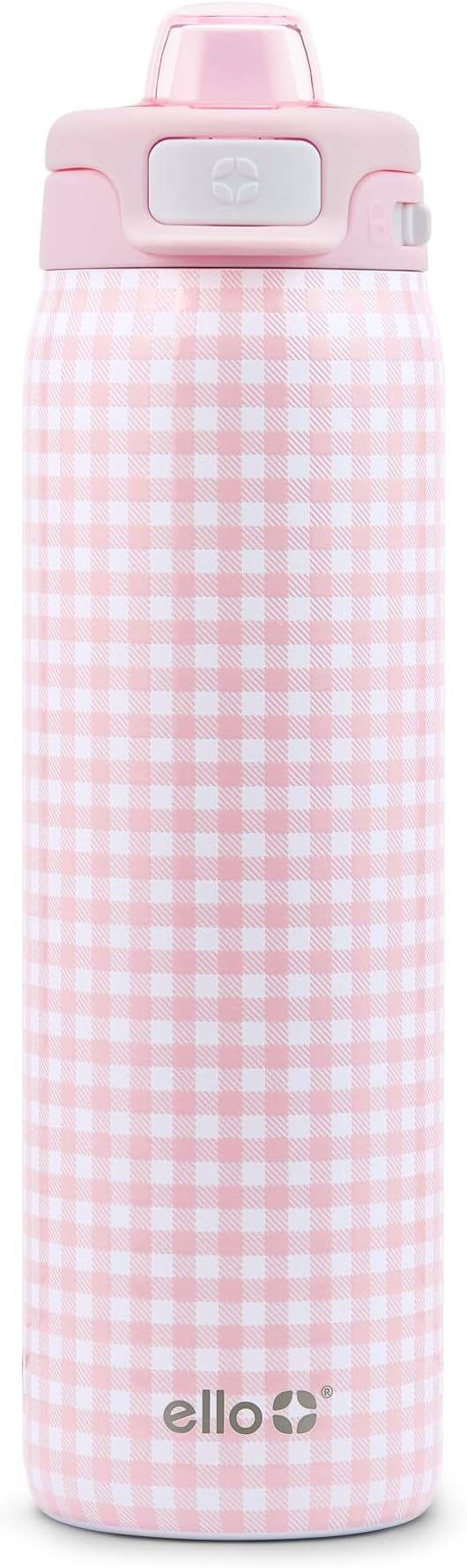 Ello Pop & Fill Insulated Stainless Steel Water Bottle with Quick Fill Lid, Leakproof Locking, Sip or Chug Spout, BPA-Free, Double Wall Vacuum Insulated for Sports, Travel & School- 22oz / 32oz / 40oz