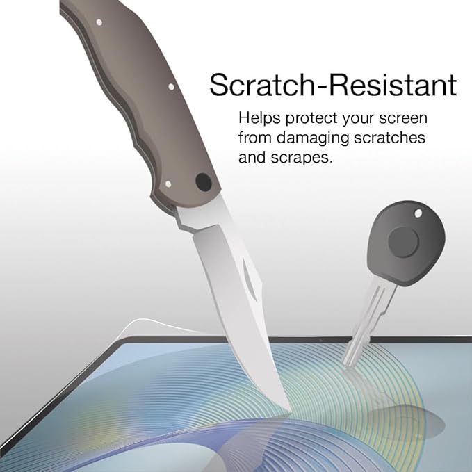 BoxWave Screen Protector Compatible with Skylight Calendar (15 inch) - ClearTouch Anti-Glare Privacy (2-Pack), Privacy Screen Protector Flexible Film Anti-Glare
