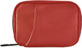 Basic Red Pill Case, Portable Weekly Pill Box Bag Container 7 Days Pill Organizer Vitamin Supplement Holder with Zipper for Travel Family Business