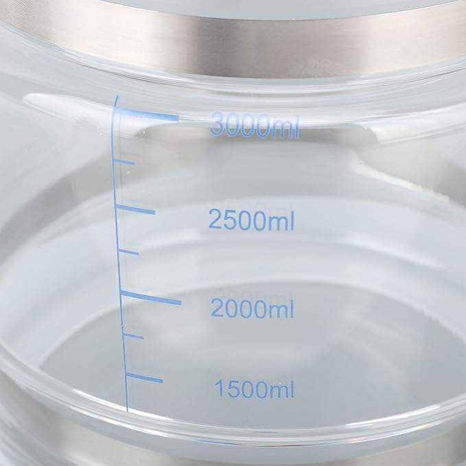 Distiller Water Container, Water Filter Pitcher,4L Multipurpose Glass Collection Bottle Distilled Water Maker Machine for Countertop Home Beauty Distillers