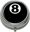 Eight Ball - Pool Billiards Pill Case Trinket Gift Box