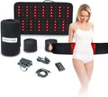 Red & Infrared Light Therapy Belt Wrap for Back Shoulder Neck Pain Relief Flexible Wearable Large Treatment Area Therapy Pad with Timer FDA Cleared Device