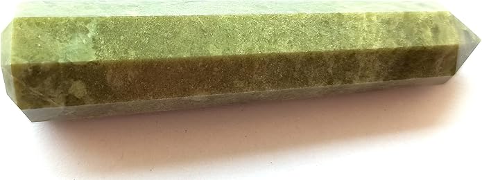 WholesaleGemShop 3 Inch Gemstones Obelisk Tower Jumbo Facet Aura Rock Crystal Natural Polished Earth Wand Spirit