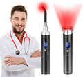 Cold Sore Red Light Therapy Infrared Light Therapy for Joints, Muscle and Nerve Pain, with Detachable Function, for Any Part of The Body (Black with LCD Display)