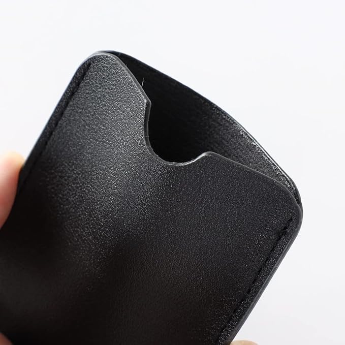 Birth Control Pill Case Holder Credit Card Sleeve Slim Wallet (Black)
