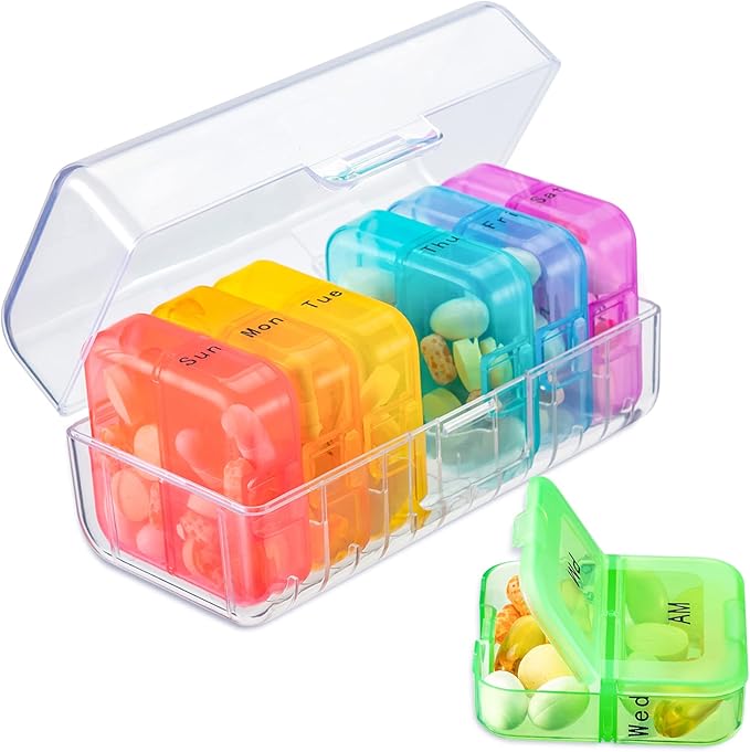 Pill Organizer 2 Times a Day