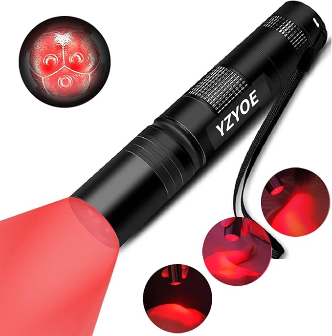 Infrared Light Therapy for Joint and Muscle Pain. Red Light Therapy for Face,Infrared Light Therapys,Red Lights-3 Wavelengths,Therapys Device Red Light Wand.