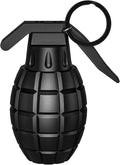 Portable Pill Case Tactical Keychain Pill Container Waterproof Durable Aluminum EDC Holder with Carabiner for Daily Use, Outdoor Activities - Black