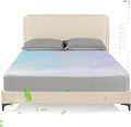Grounding Sheets California King Size,Earth Grounded Fitted Bed Sheet 10% Pure Silver Fiber + 90% Organic Cotton, Bed Grounding Kit with grounding Cord for Improved Sleep & Wellness(Gray,80"x72"x15")