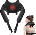 Shiatsu Neck Massager for Pain Relief Deep Tissue, Cordless Shoulder and Back Massager with Heat, Kneading Whole Body Massager Use for Home Office Car, Gifts for Mom Dad Him Her