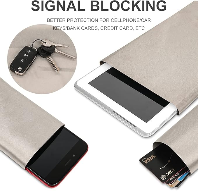 Shielding Faraday Fabric 44in W x 18ft L! EMI, RF&RFID Shielding Fabric, Military Grade Material Blocks Signals (WiFi, Cell)