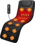CooCoCo Full Body Massage Mat with Heat, Back Massager for Sofa, Bed, Birthday Gifts for Mom Dad Women Men, 10 Motors Vibrating Massaging Mattress, Massage Pad, Back Massage for Husband Wife