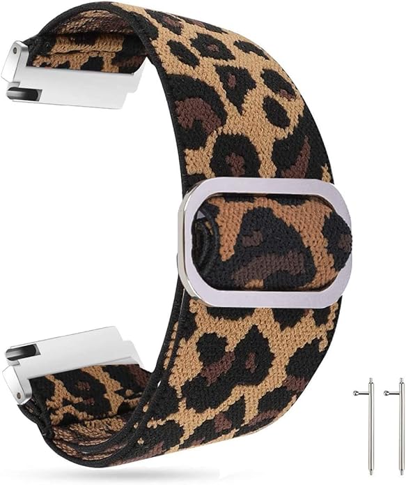 Lamshaw Compatible for Embr Wave 2 Band, 18mm Stretch Elastics Nylon Adjustable Replacement Strap Accessories Compatible for Embr Wave 2 Thermal Wristband