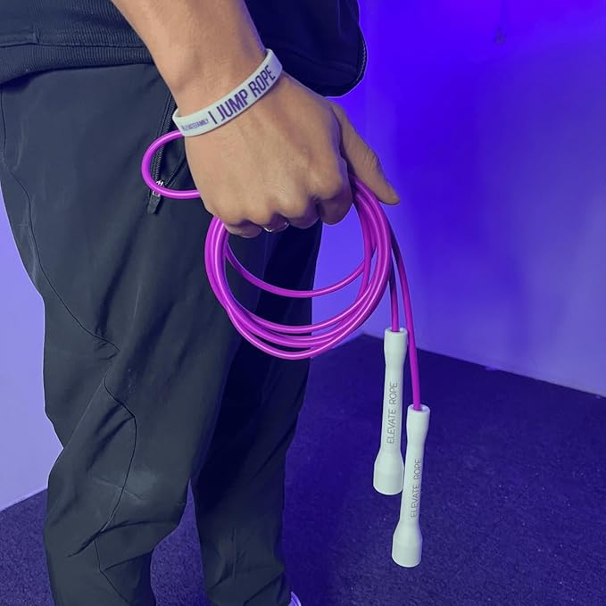Elevate Rope Professional Beaded Jump Rope - 3m Adjustable, Quality Beads & Poly Cord - For Freestyle, Cardio & Tricks - All Levels & Indoor/Outdoor Use