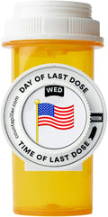 Track, Remind, & Organize Pills. Medication Compliance. Optimize Your Dosage & Stay On Top of Prescriptions AM/PM - Daily & Hourly (Patriot) Pill Medication Organizer Tracker