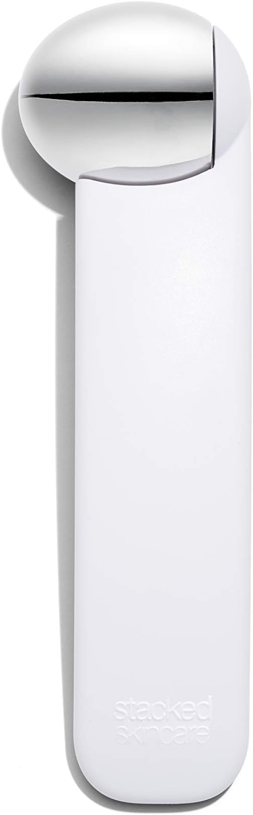 StackedSkincare Cryo Sculpting Ice Roller for Face & Eyes Stainless Steel Facial Ice Roller for Puffiness, Redness & Cooling Facial Massage Designed by an Aesthetician