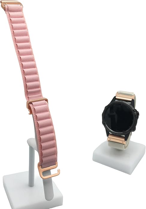 Custom Fit by Wrist Size, Small & Large Wrists, for Garmin Nylon Watch Band –– Compatible with QuickFit 20mm / 22mm / 26mm, Fenix 7, Instinct 2X, Forerunner, Epix, Tactix, MARQ, quatix, Approach