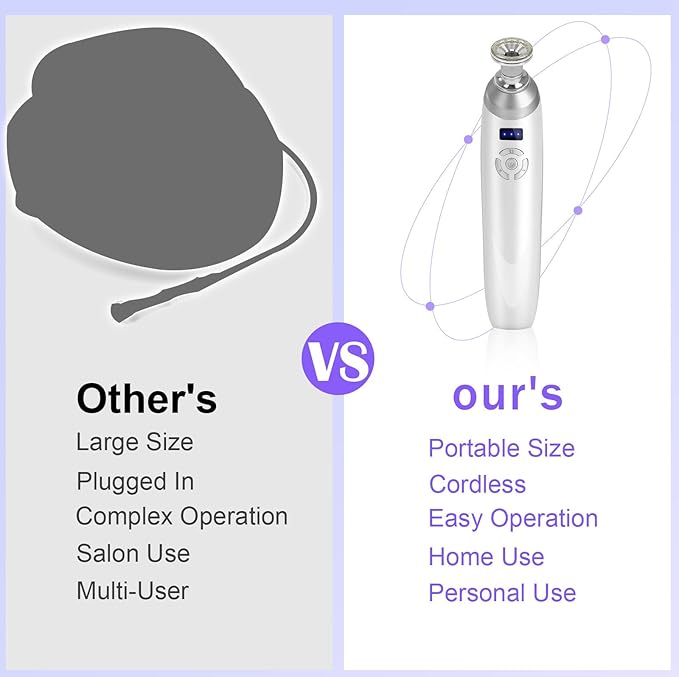 Diamond Professional Microdermabrasion Machine, Portable Dermabrasion Crystal for Facial Skin Care Tool,Face Blackhead Remover Devices Kit,Home Use Microderm Equipment for Women Men