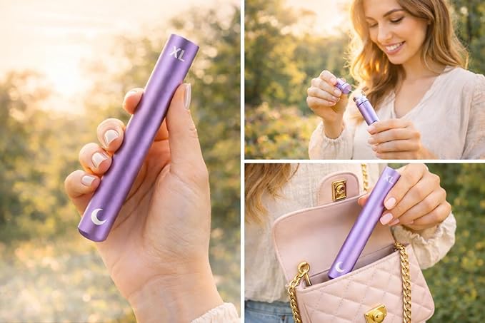 Brando Moon Large Metal Pill Tube Container – Durable Compact Pocket Pill Case 5” – Water-Resistant, Travel-Ready Design for Medications, Vitamins & Small Items – Lightweight Fits in Pocket