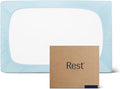 REST® Evercool®+ Fitted Sheet, Twin XL Size, Light Blue, 13" Deep (up to 15’’), Breathable Bedding for Hot Sleeper and Night Sweats, Bed Sheet with Ionic+ Self-Cleaning Silver Yarn for Sensitive Skin