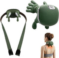 Neck Massager with Heat, Shiatsu Neck and Back Massager with 4D Kneading for Shoulder and Cervical Pain, Relax Muscle Tension, Portable and Rechargeable for Home or Office, Green