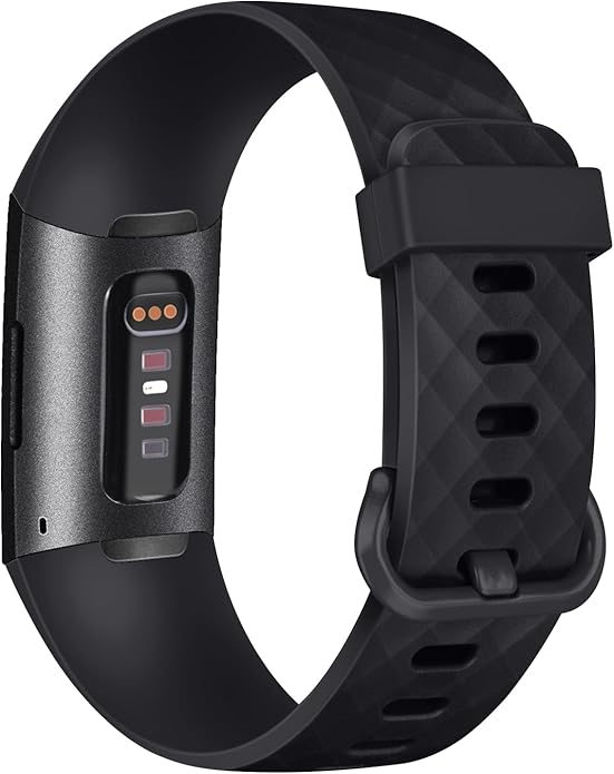 Vancle Bands for Fitbit Charge 4 Bands/Fitbit Charge 3 Bands Women Men[4 PACK], Classic Soft Replacement Sport Straps Wristbands for Fitbit Charge 4 / Charge 3 Fitness & Health Tracker