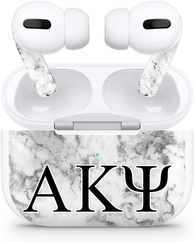 Apple AirPod Pro Skin 3M Custom Vinyl Wraps Decal Sticker Stylish Covers for Protection & Customization for 2019 Model A2190 - Alpha Kappa Psi