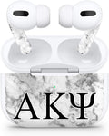 Apple AirPod Pro Skin 3M Custom Vinyl Wraps Decal Sticker Stylish Covers for Protection & Customization for 2019 Model A2190 - Alpha Kappa Psi